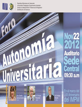 FORO AUTONOMIA UNIVERSITARIA