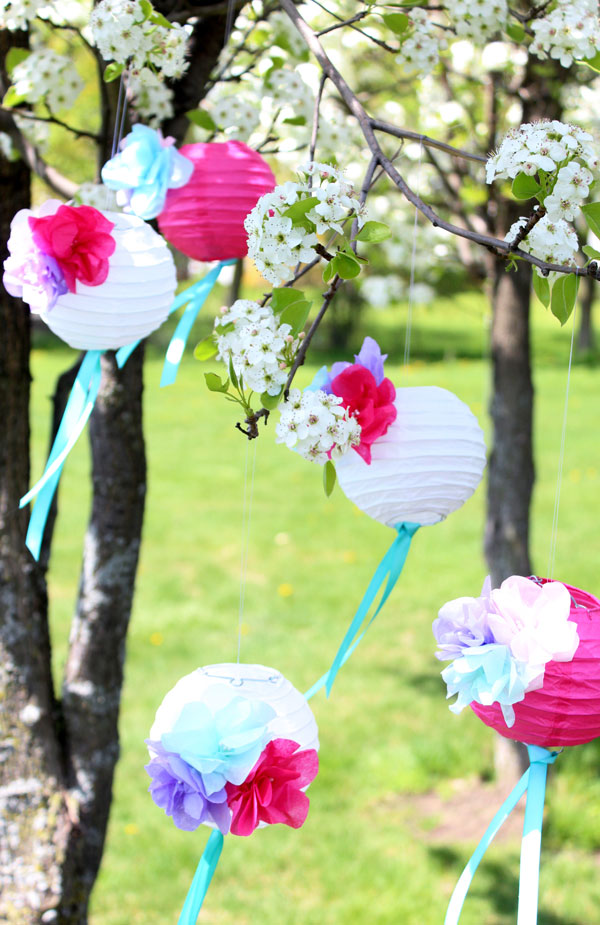 Icing Designs Pretty Paper Floral Lanterns