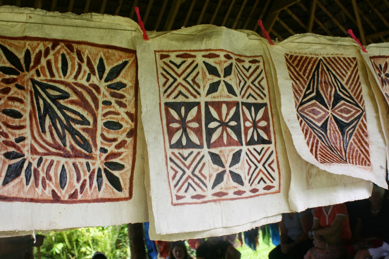 Mission To The Land of The Long White Cloud Tapa Cloth