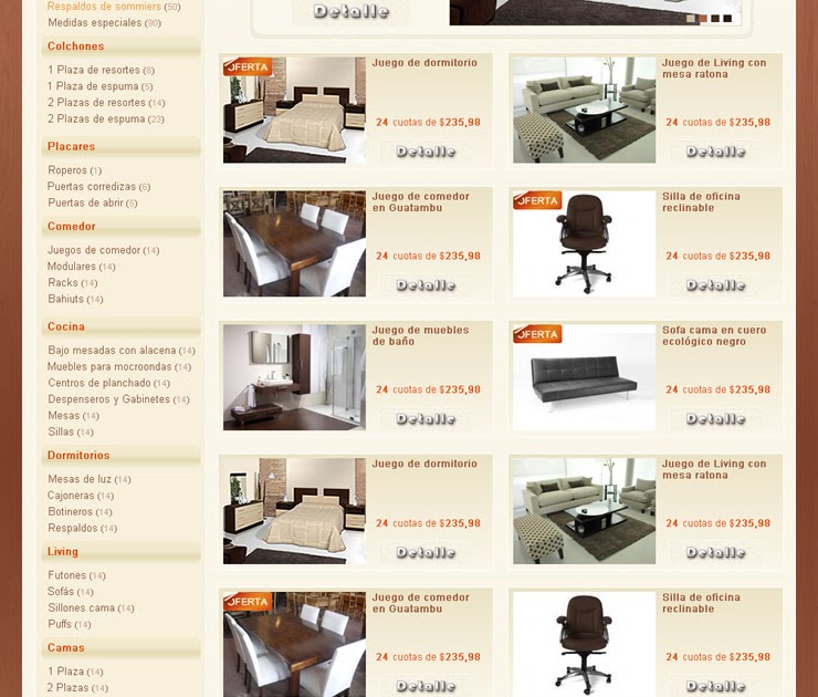 Diseños web Anakaleia: Click Muebles