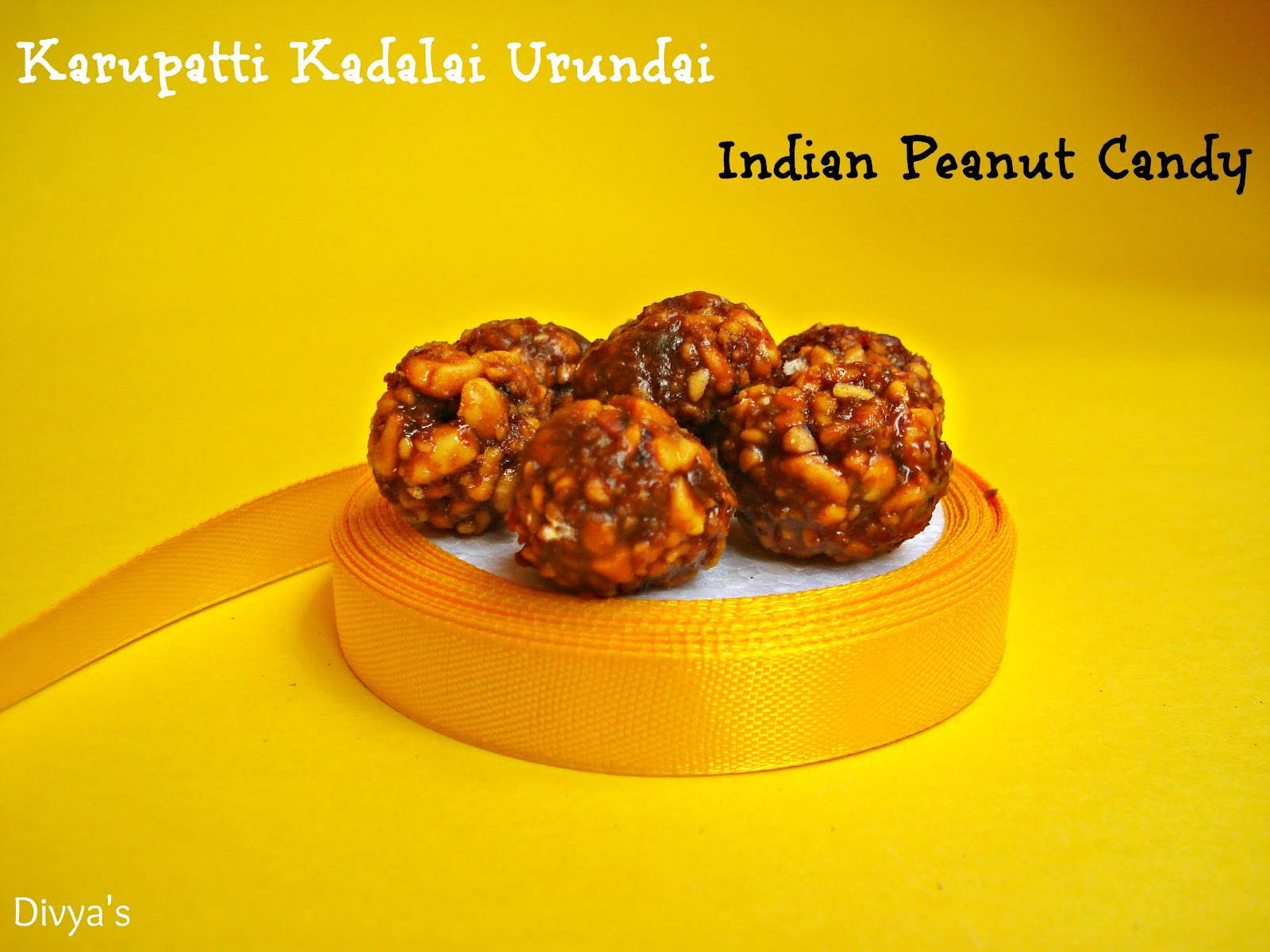 Karupatti Kadalai Urundai / Indian Peanut Candy You Too Can Cook