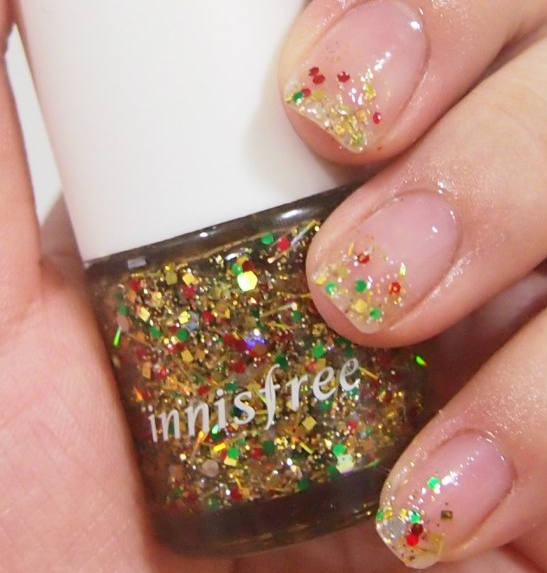 [Korean Makeup Blog / Innisfree] Innisfree Glitter nailpolish! Lady