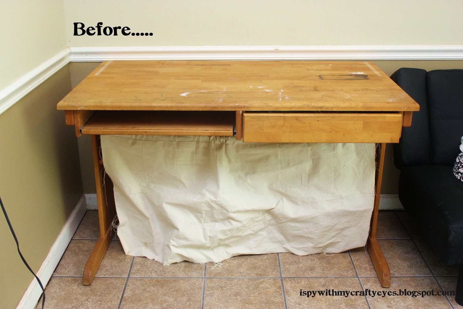 ispywithmycraftyeyes Chalkboard Desk