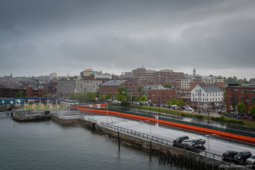 Portland, Maine Nova Star ferry cruise ship view of city skyline May 31 2015 photo by Corey Templeton.