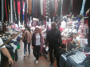 In Samarkand Clothing Bazaar situated outside Siyob Bazaar.