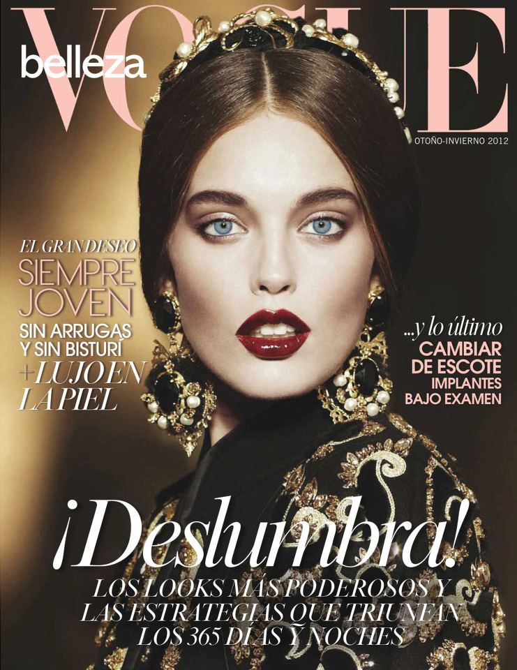 Vogue Mexico Belleza / Oct 12 / “Rouge Et Noir” Emily Di Donato Matthew
