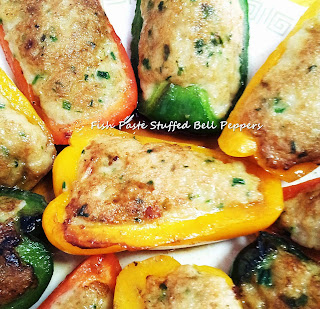 Fish Paste Stuffed Bell Peppers  from Little Joy Factory
