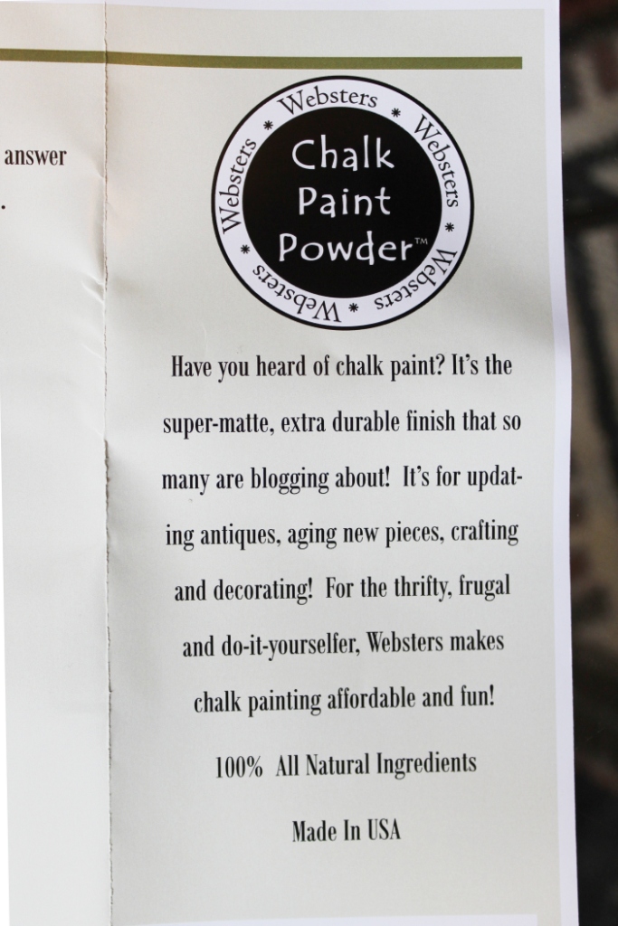 Miss Kopy Kat Trying ster's Chalk Paint Powder