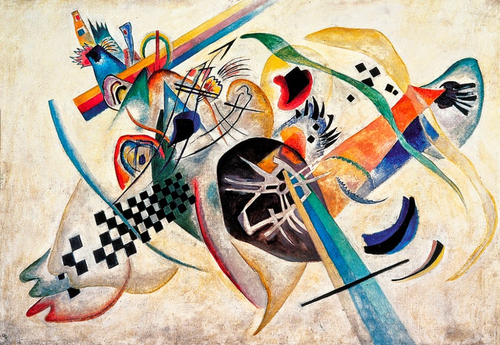 Composizione su Bianco Kandinsky