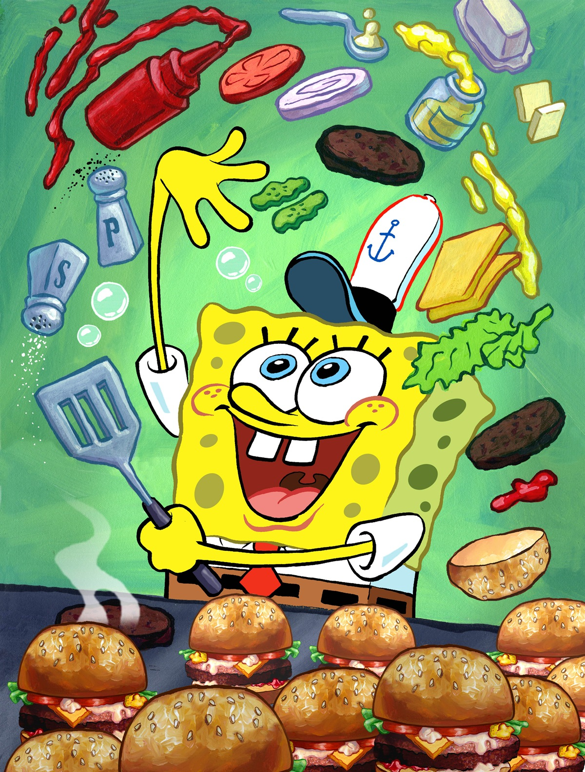Gambar DP BBM Kelucuan Spongebob Dan Kawan Kawan Bikini Bottom