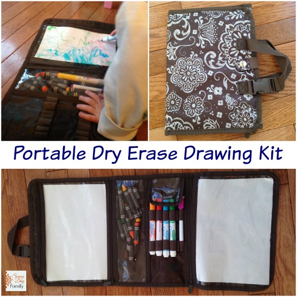 Portable Dry Erase Drawing Kit Sunny Day Family