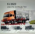 FUSO FJ 2523 230 PS 10 BAN-GVW 25 TON