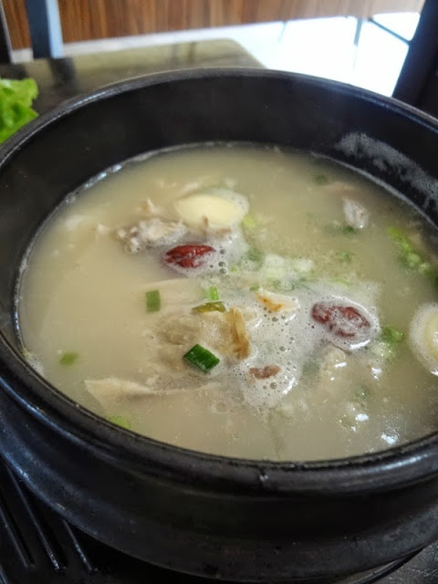 korean ginseng chicken soup samgyetang johor bahru kimchi and bbq
