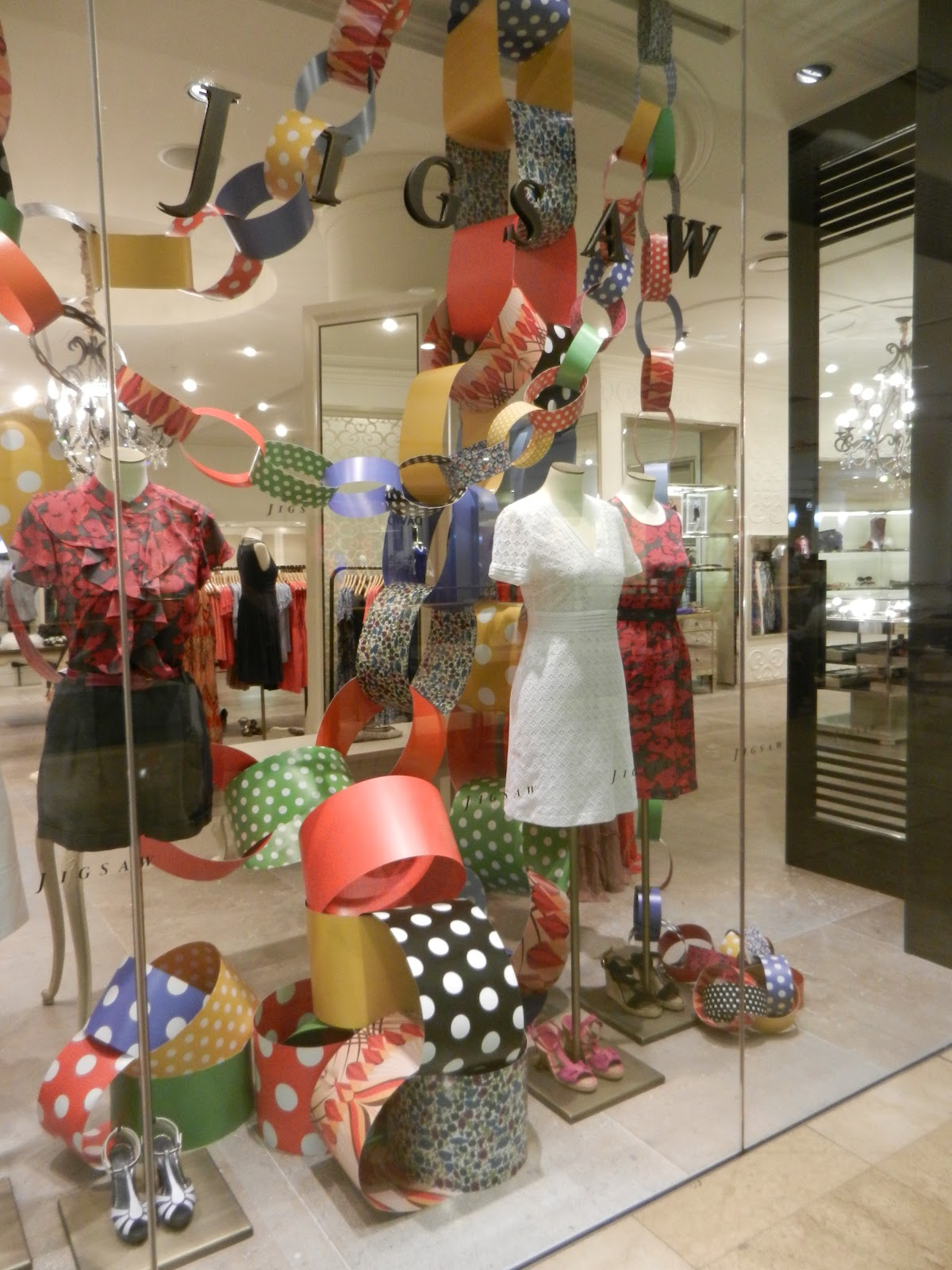 Louise Goodman Visual Merchandising: Jigsaw Christmas Window 2011