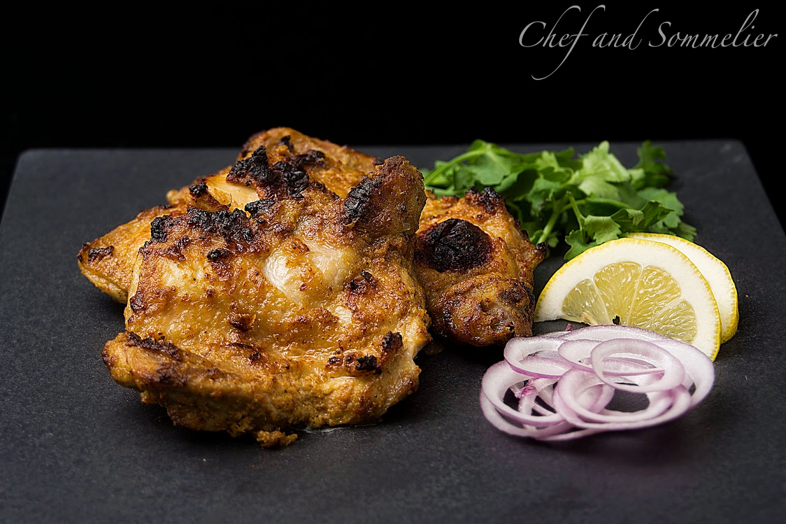 Chef and Sommelier Tandoori style Cinnamon Chargrilled Chicken