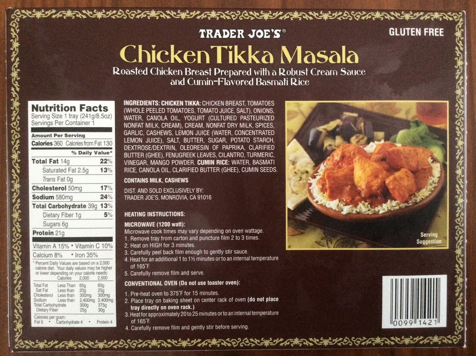 Trader Joe's Chicken Tikka Masala - Frozen Meal Friday Part 2.