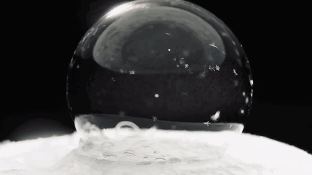 Soap Bubbles Freezing At -15 Celsius In Warsaw, Poland Soap Bubbles Freezing At -15 Celsius In Warsaw, Poland