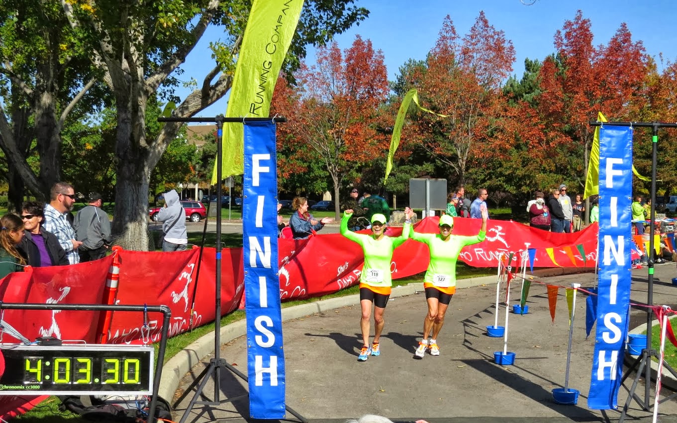 City of Trees Marathon, Mom and Daughter running a marathon together