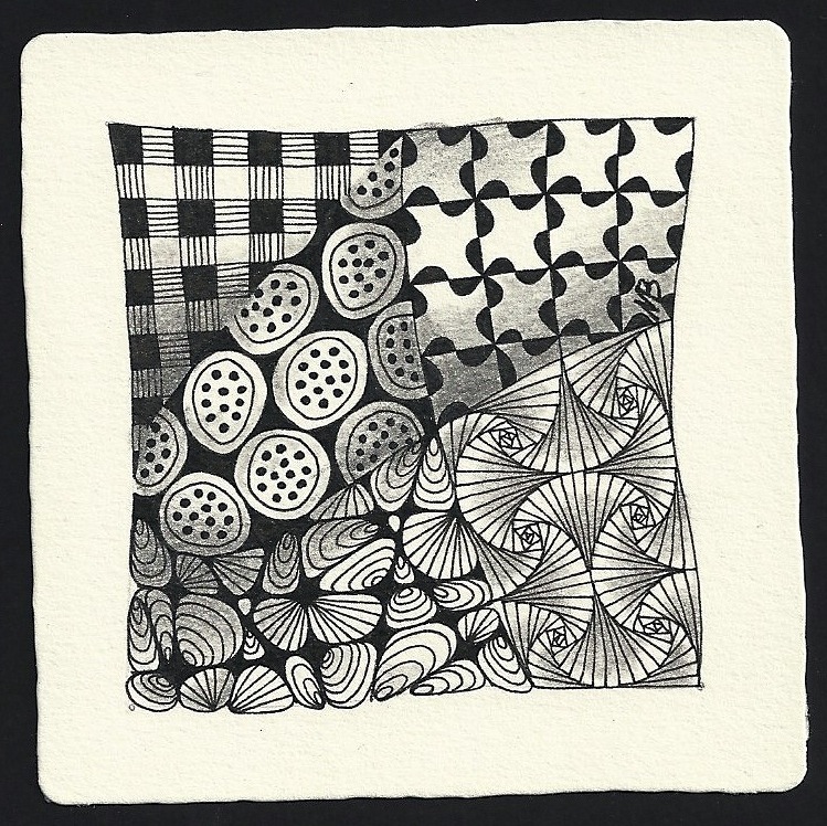 Enthusiastic Artist COCKLES 'N' MUSSELS a new tangle!