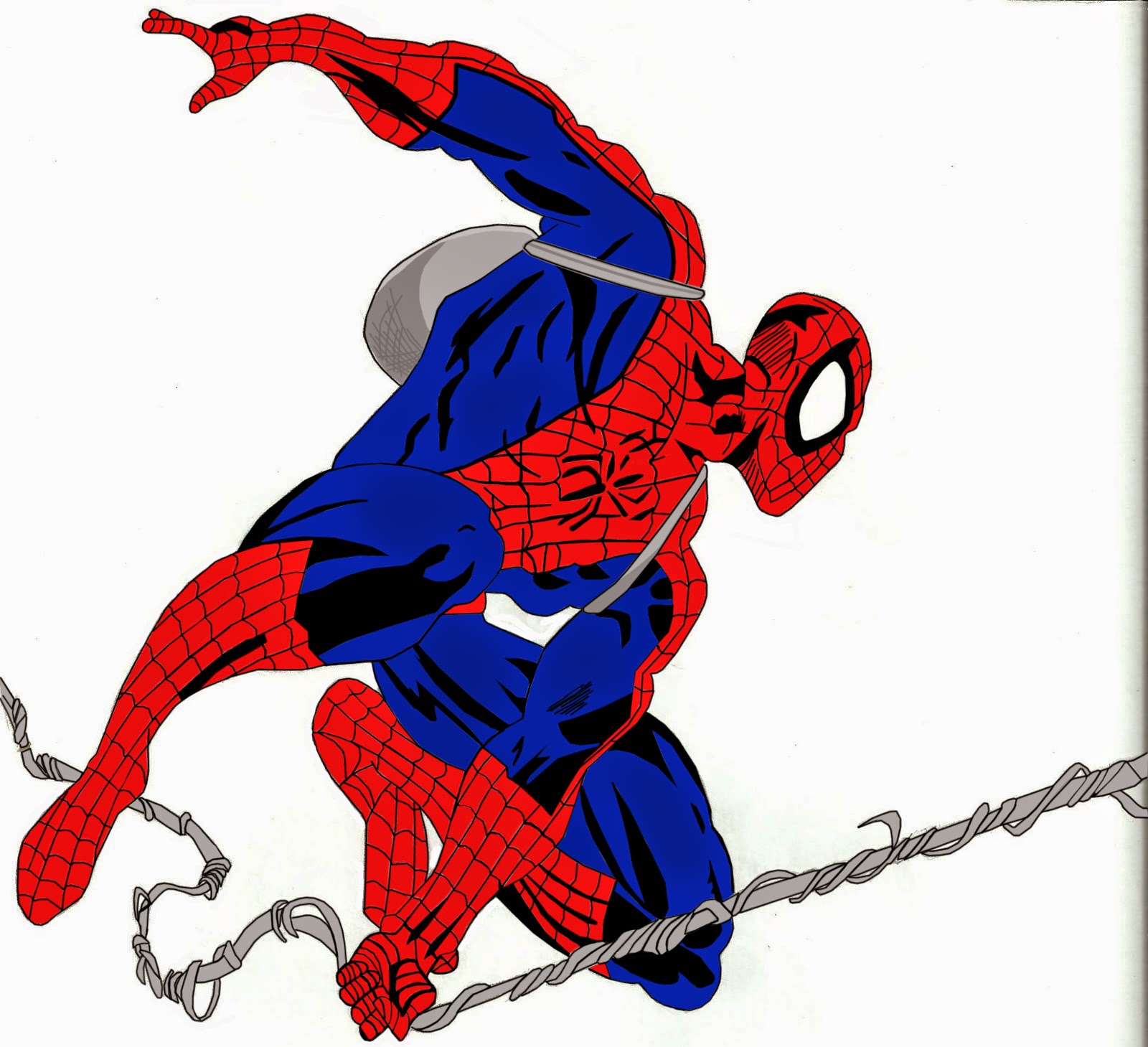 desenhos do rodrigo homem aranha colorido