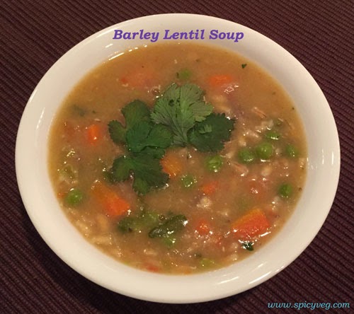 Barley Lentil Soup
