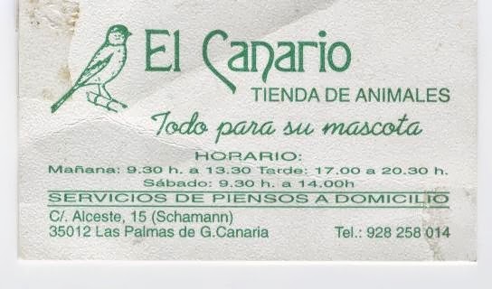 TIENDA DE ANIMALES EL CANARIO