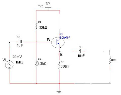COMMON COLLECTOR AMPLIFIER Electronic devices and circuits lab manual