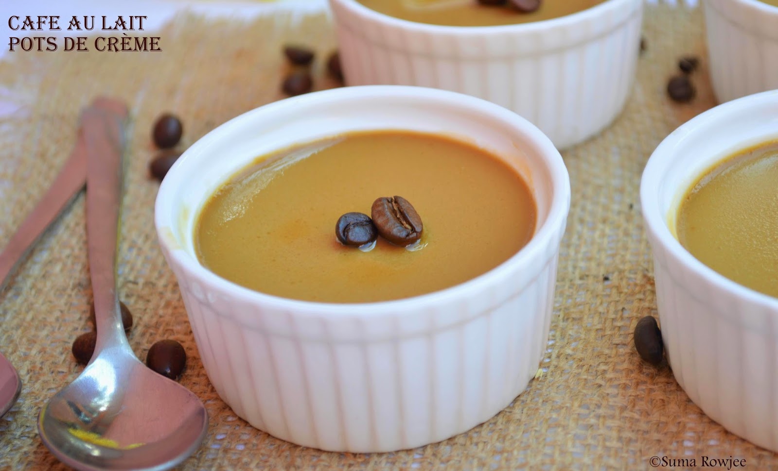 Cakes & More Cafe Au Lait Pots De Crème