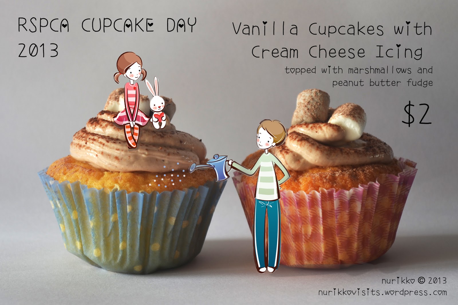 [Recipe] RSPCA Cupcake Day Vanilla Cupcakes with Cream