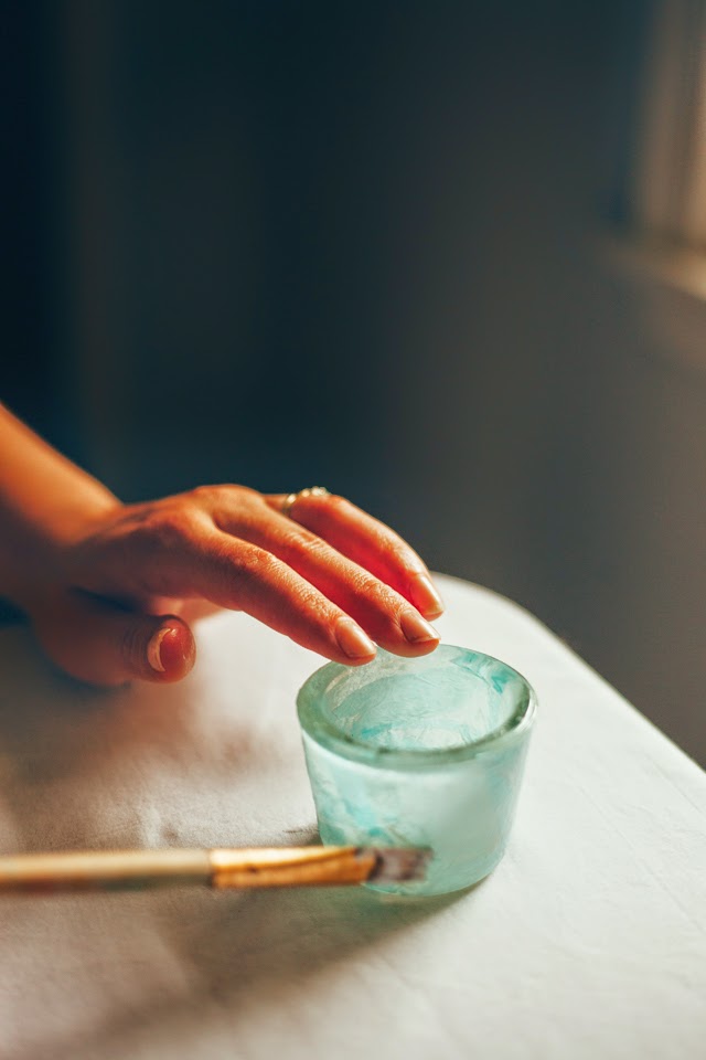 GOLDMINE JOURNAL DIY // Tissue Paper Votives