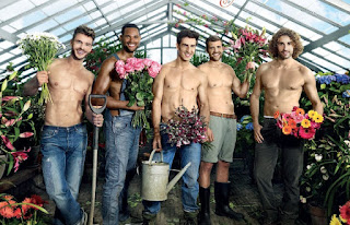 flowers men favourite favorite naked muscles chippendale