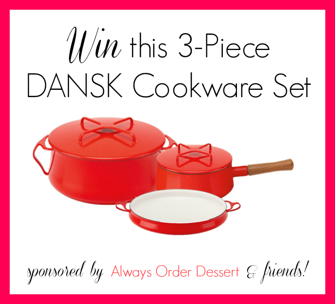 Giveaway: Win a 3-Piece Dansk Enamel Cookware Set! - Always Order