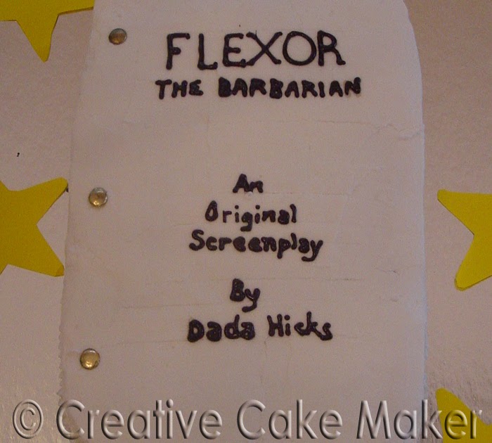 the creative cake maker movie script cake