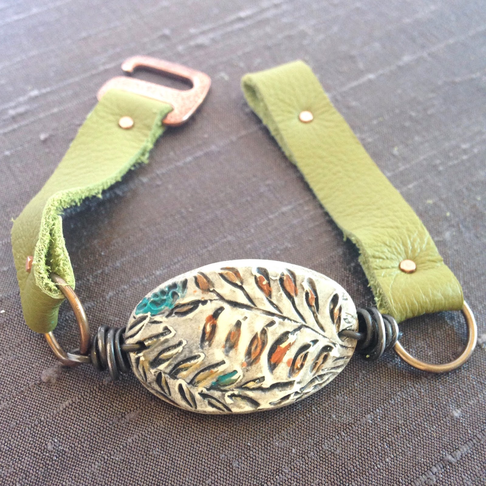 Humblebeads Blog Leather Bracelet with Micro Screws & Nuts Tutorial