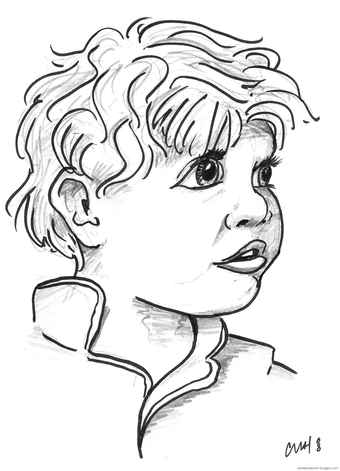 Little Man Drawing Little Man Drawing