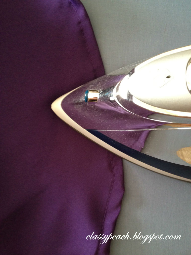 Classy Peach Darling Alteration High Low Purple Mini Dress