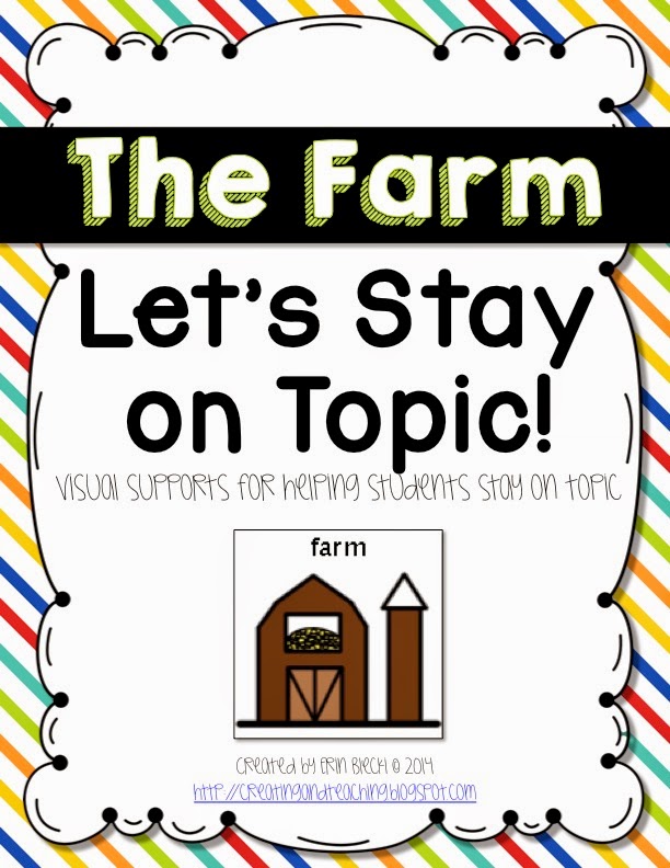 http://www.teacherspayteachers.com/Product/Visual-Conversation-Support-The-Farm-1277850