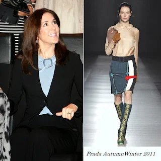 Princess Mary of Denmark Style PRADA AutumnWinter 2011 Top  