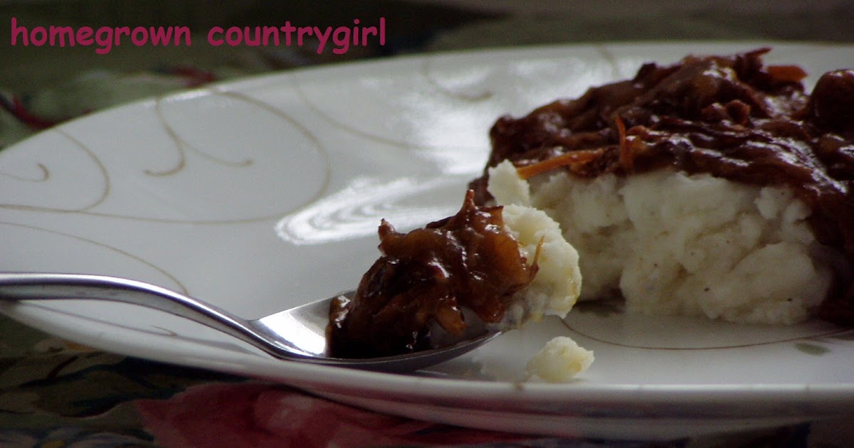 homegrown countrygirl Farmhouse Cider Ham and Gravy