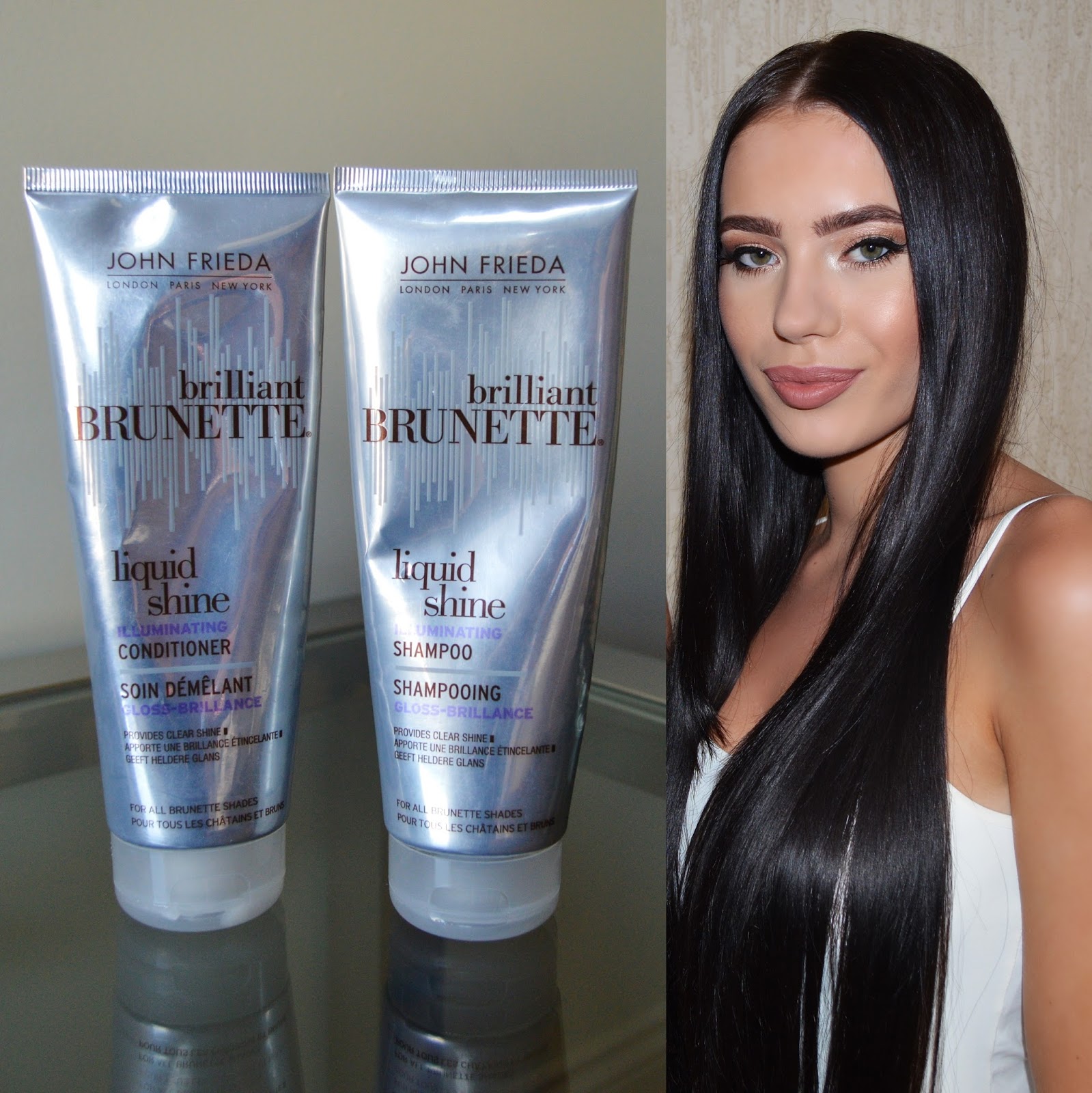 John Frieda Liquid Shine Shampoo & Conditioner LAURA BADURA