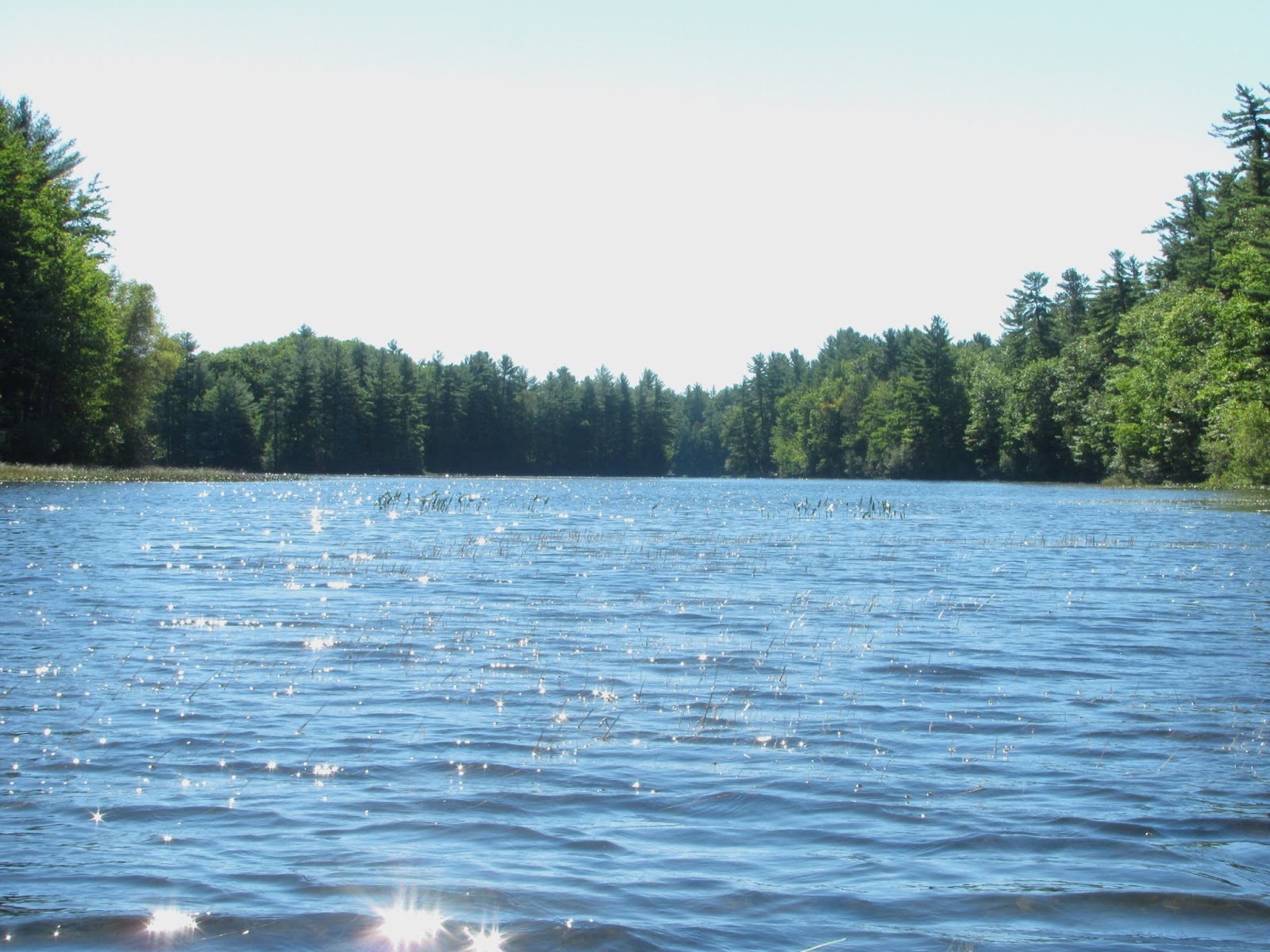 Recreational Kayaking in Maine Lower Range Pond (State Park), Poland