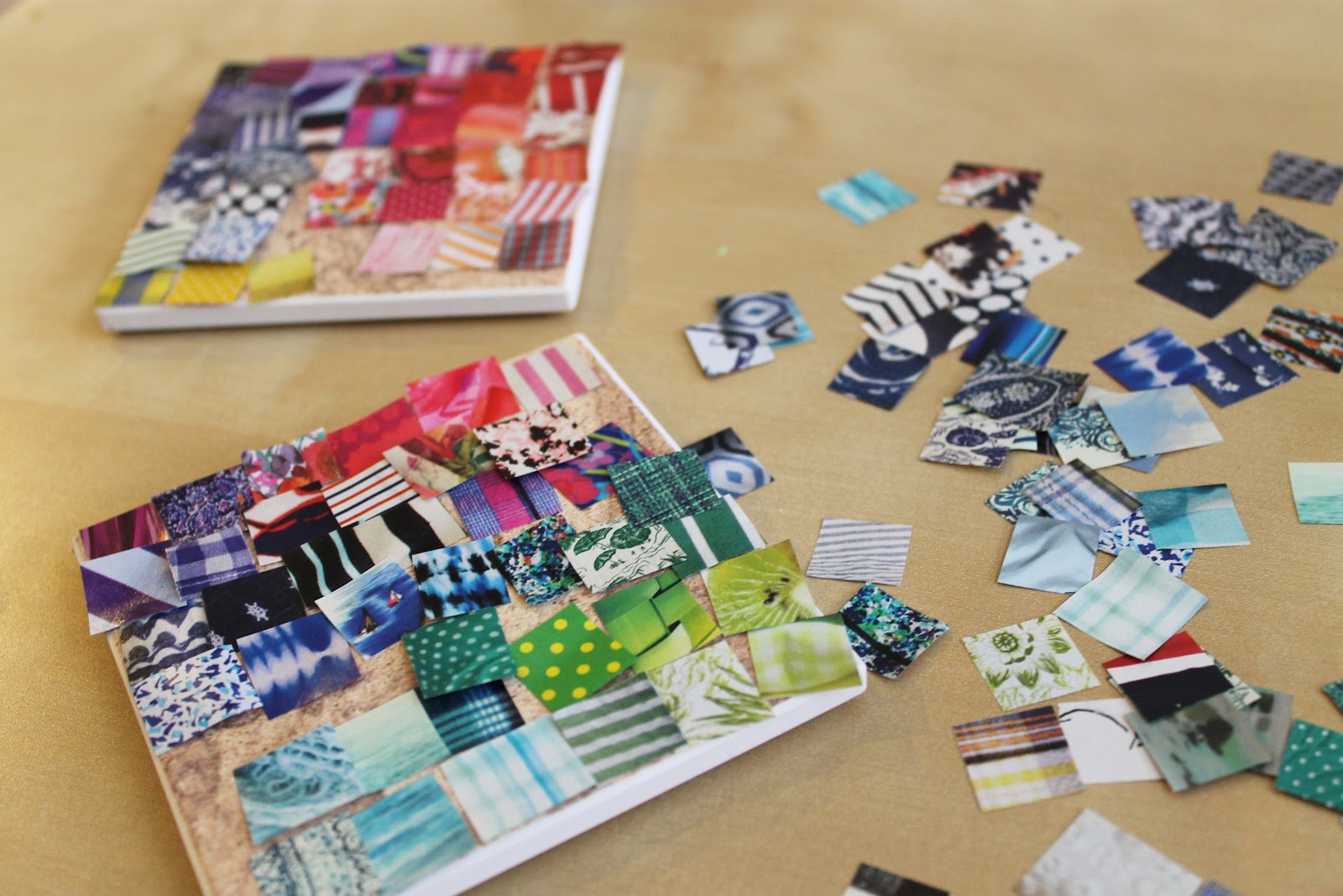 BEAUTY & THE BEARD DIY Collage Coasters