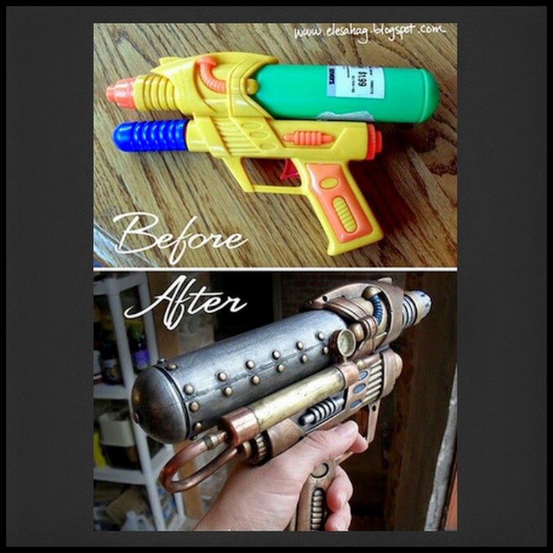 Dollar Store Crafter Water Gun Make Over