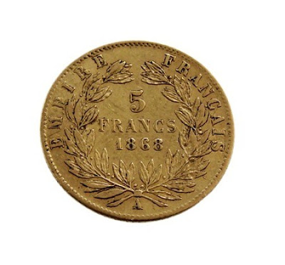 France 5 golden francs