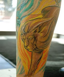 Zodiac Symbol Tattoo on Arms