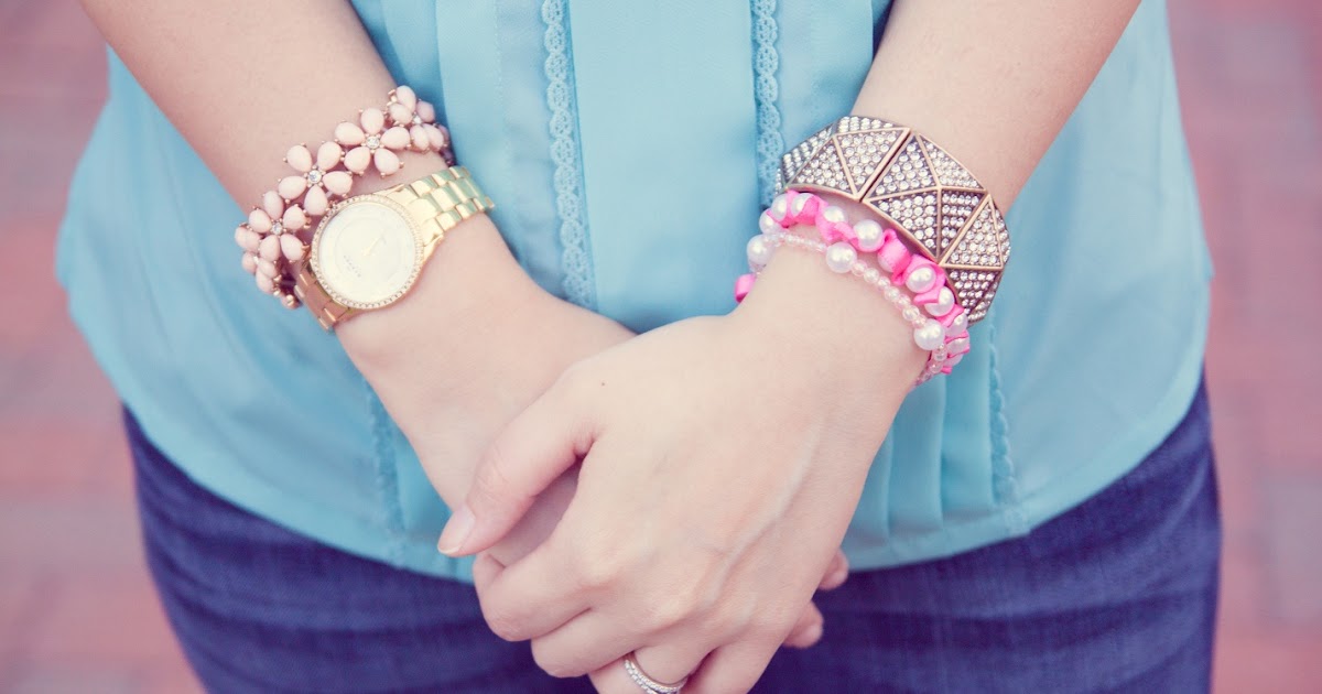 Everyday Shopaholic Ribbon Bracelet