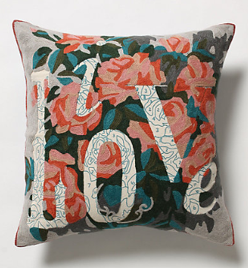Craftivity Designs Anthropologie Inspired Vintage Fabric Pillow