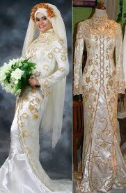 kebaya pengantin mewah