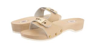 scholl wooden clogs
