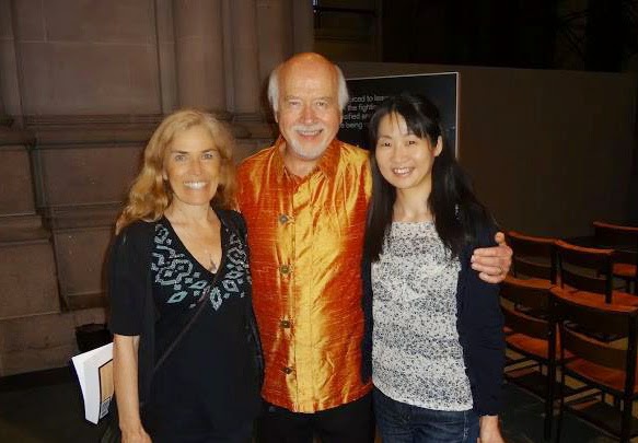 Had a lovely talk with PAUL WINTER at the end of the Summer Solstice Celebration JUNE 22, 2013